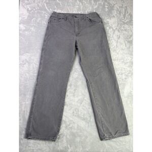 Vintage Dickies Carpenter Pants Men's Faded Gray Workwear, Loose Fit - 36x32